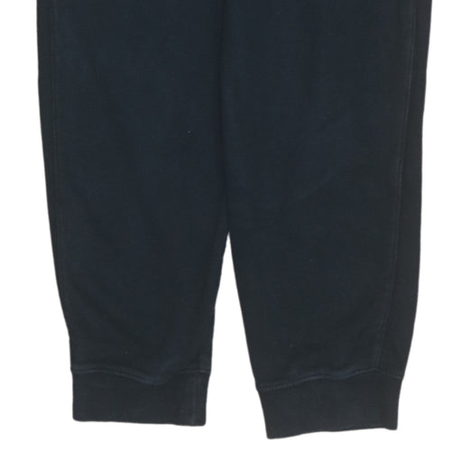 Nike Boys Black Jogger Sweatpants 147-158cm Cotton Blend Elastic Waist