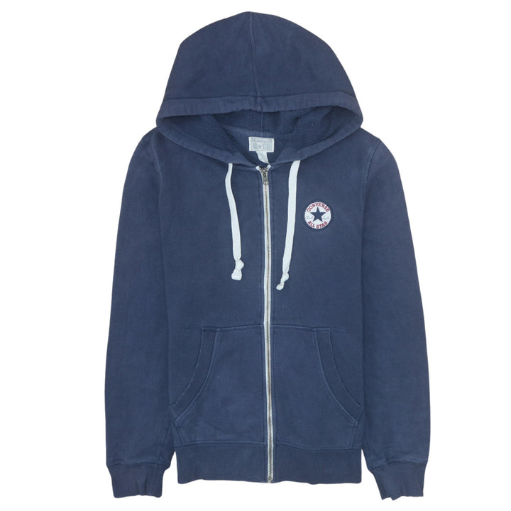 Converse Men's Blue Full Zip Hoodie Size M Regular Fit