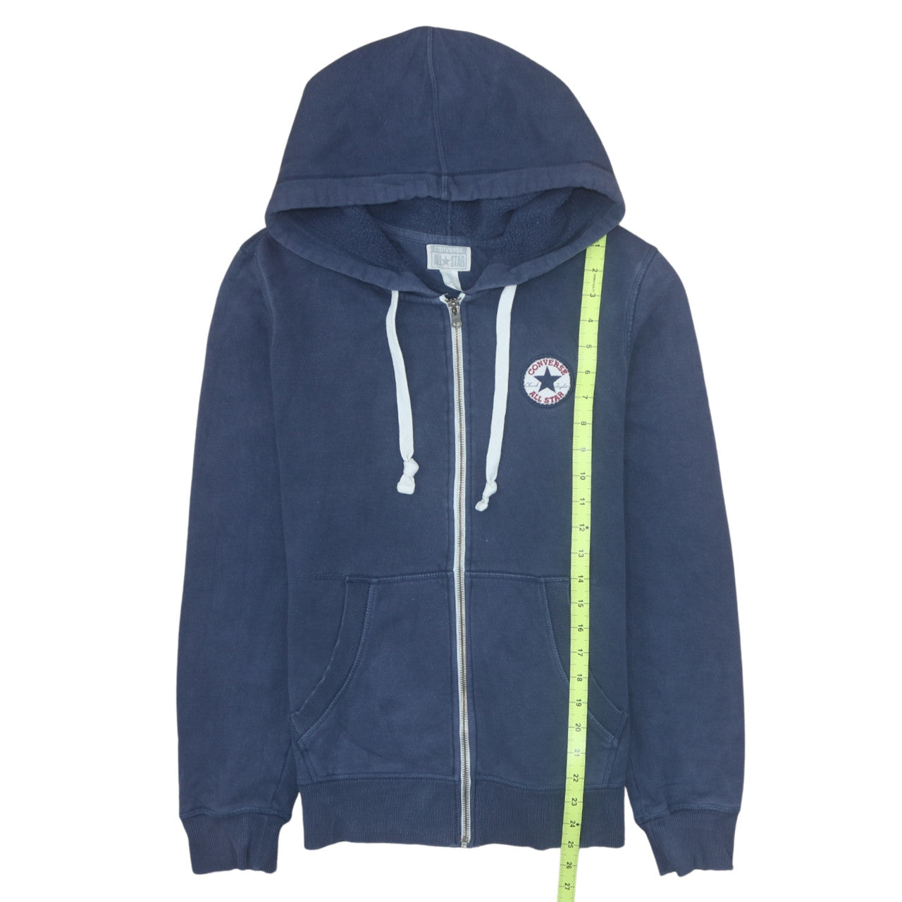 Converse Men's Blue Full Zip Hoodie Size M Regular Fit