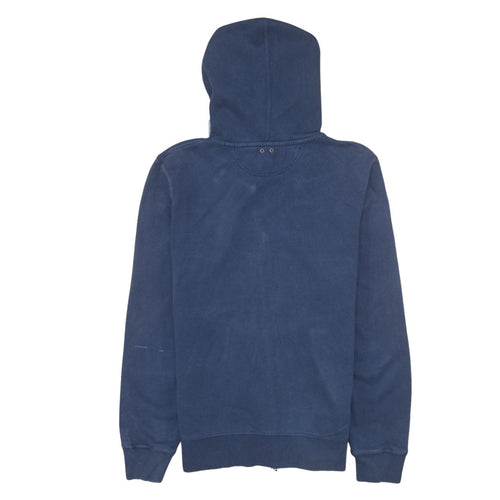Converse Men's Blue Full Zip Hoodie Size M Regular Fit
