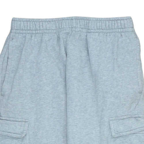 Nike Men Grey Cargo Sweatpants Small Regular Fit Cotton Blend