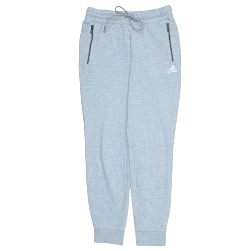 adidas Womens Grey Jogger Sweatpants Size 10 Regular Fit