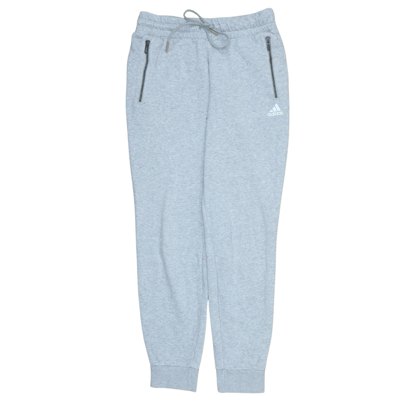 adidas Womens Grey Jogger Sweatpants Size 10 Regular Fit