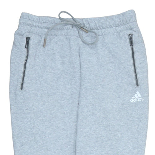 adidas Womens Grey Jogger Sweatpants Size 10 Regular Fit