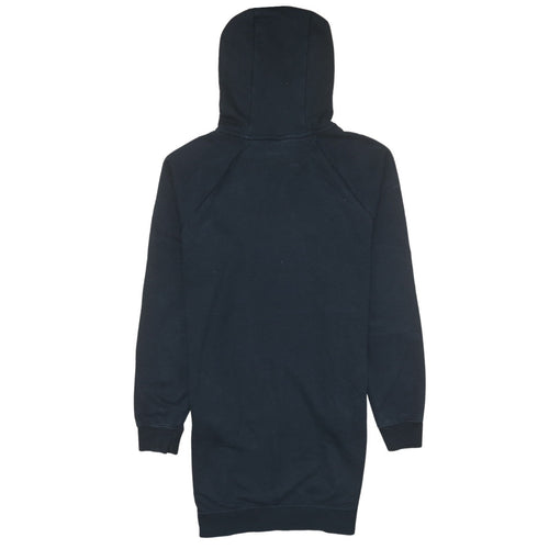 Nike Women's Black XS Pullover Hoodie Dress Cotton Blend Logo