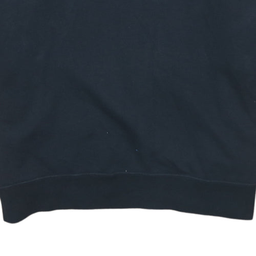 Nike Women's Black XS Pullover Hoodie Dress Cotton Blend Logo