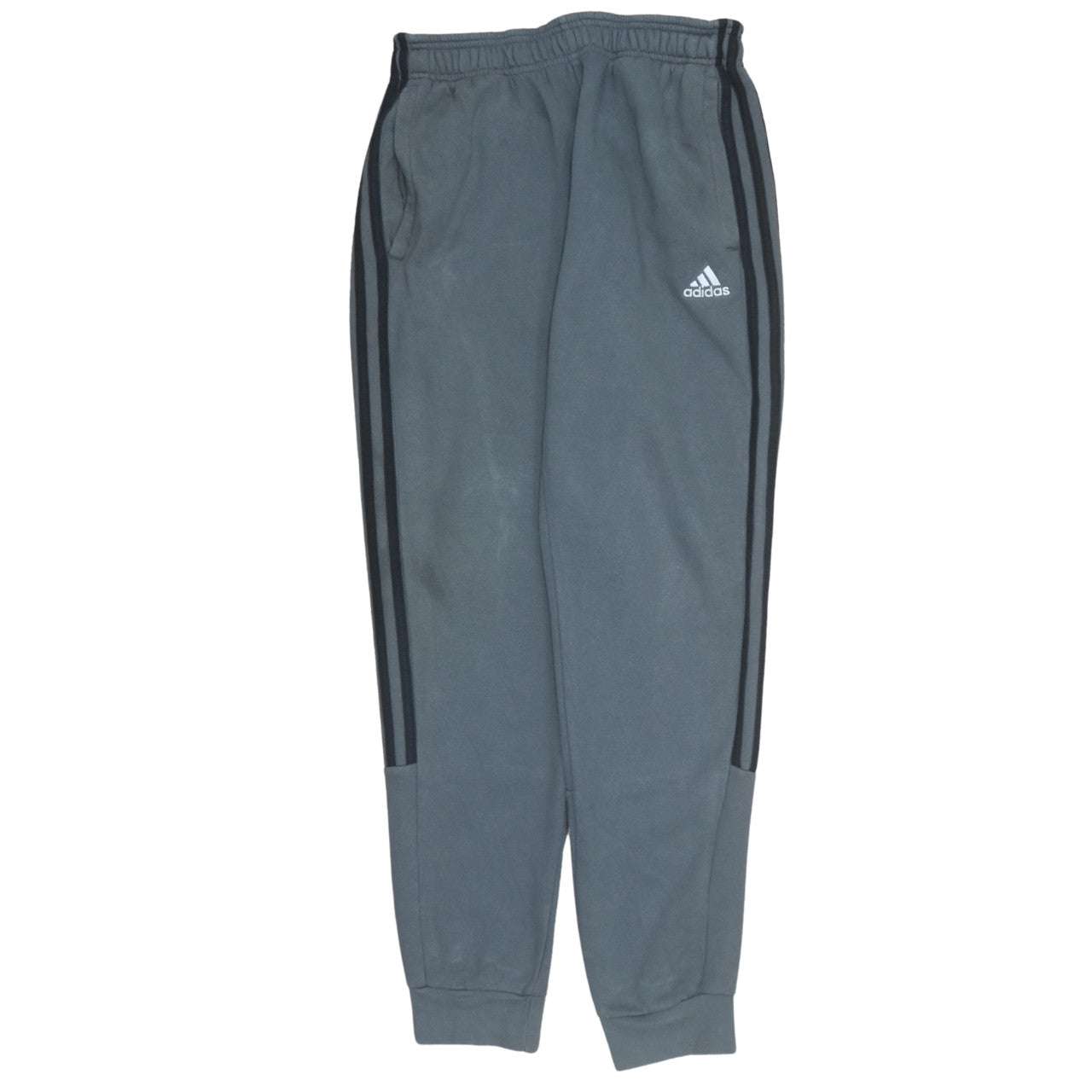 Adidas Men's Grey Joggers Small Regular Fit Athletic Sweatpants