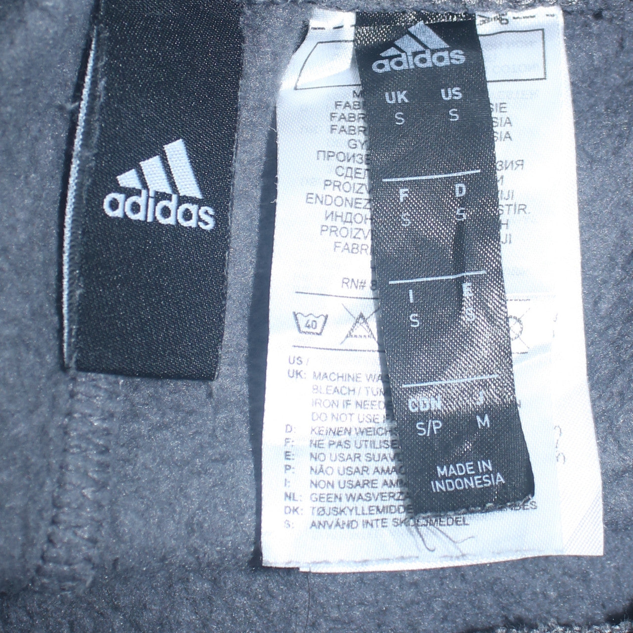 Adidas Men's Grey Joggers Small Regular Fit Athletic Sweatpants