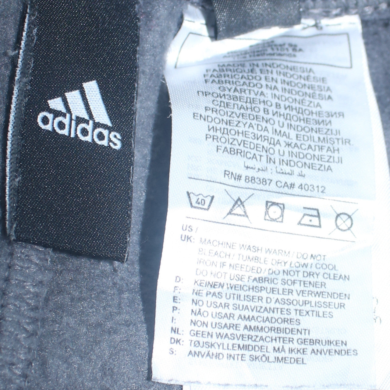 Adidas Men's Grey Joggers Small Regular Fit Athletic Sweatpants