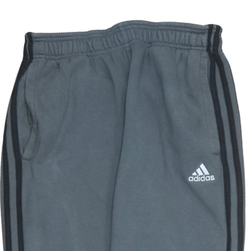 Adidas Men's Grey Joggers Small Regular Fit Athletic Sweatpants