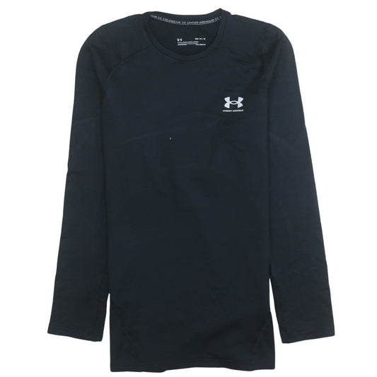 Under Armour Men Black Medium ColdGear Long Sleeve Compression Top