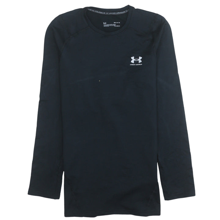 Under Armour Men Black Medium ColdGear Long Sleeve Compression Top