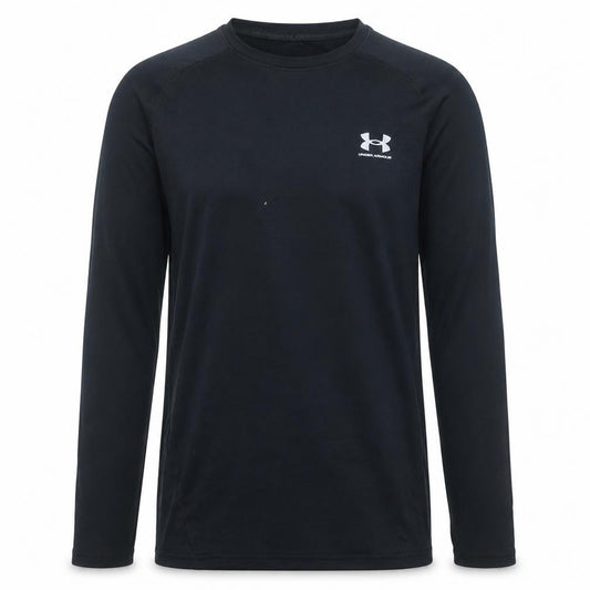 Under Armour Men Black Medium ColdGear Long Sleeve Compression Top