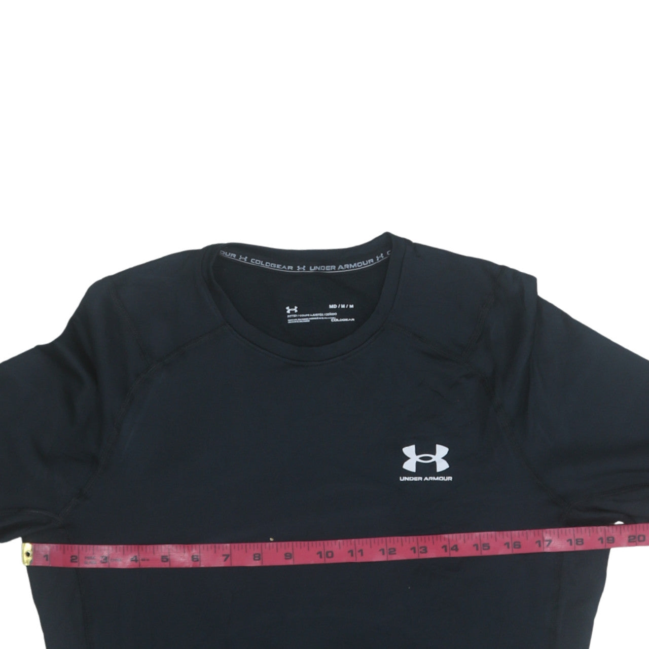 Under Armour Men Black Medium ColdGear Long Sleeve Compression Top