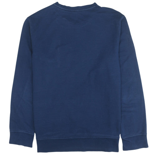 Timberland Men's Blue L Pullover Sweatshirt Crew Neck Fleece