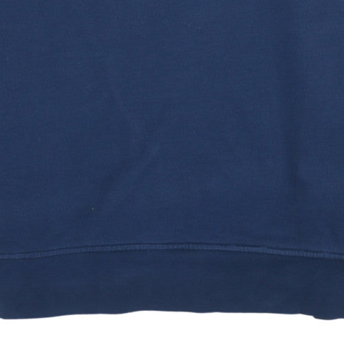 Timberland Men's Blue L Pullover Sweatshirt Crew Neck Fleece