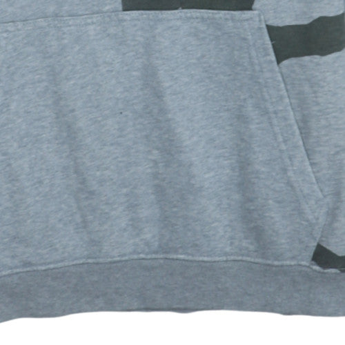 Nike Men's Grey Camouflage Pullover Hoodie Size M Cotton Blend