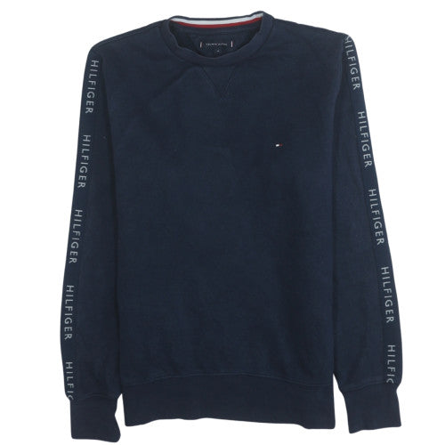 Tommy Hilfiger Men's Blue Pullover Sweatshirt M Logo Classic