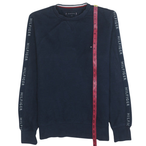 Tommy Hilfiger Men's Blue Pullover Sweatshirt M Logo Classic