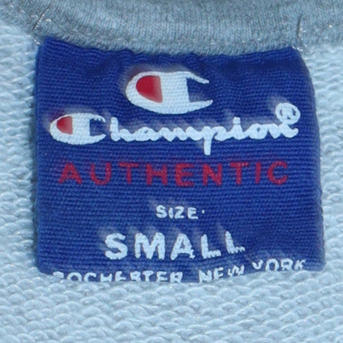 Champion Men's Grey Small Pullover Sweatshirt Crew Neck Logo