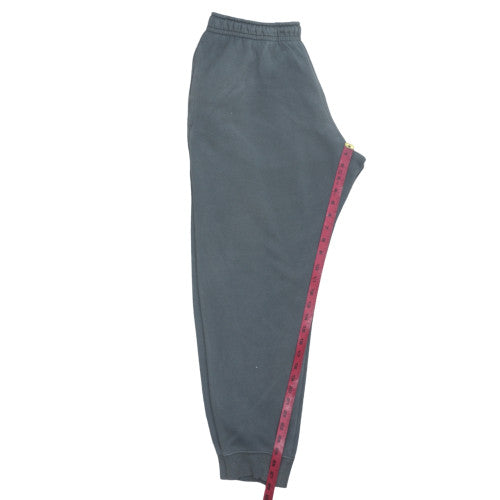 Nike Men’s Grey Fleece Sweatpants M Regular Fit Tapered Trousers