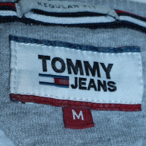 Tommy Jeans Men's Grey Regular Fit Crew Neck Sweatshirt M
