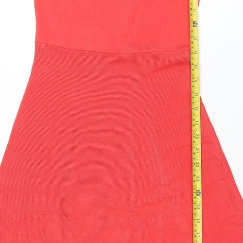 Girl In Mind Women’s Red Bodycon Midi Dress Size S