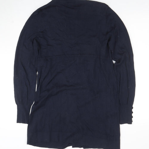 Wallis Women’s Blue Long Sleeve Button Detail Cardigan M