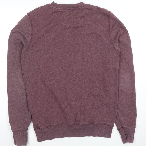 River Island Men's Purple LA Graphic Sweatshirt Size S