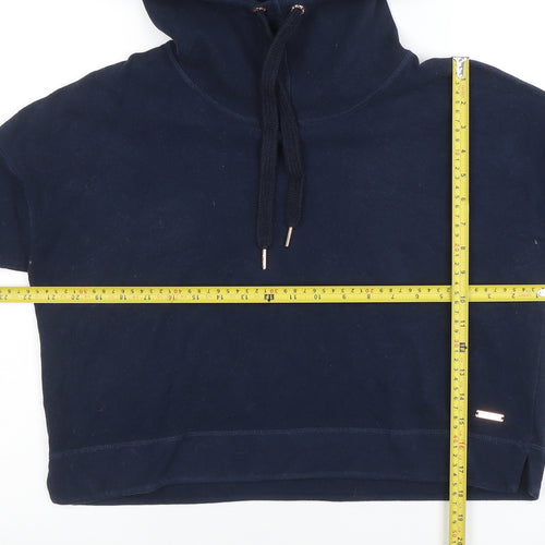 Sweaty Betty Womens Navy Blue L Hoodie Pullover Hooded Sweatshirt