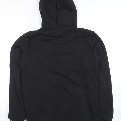 Puma Men's Black XS Pullover Hoodie with Logo Graphic
