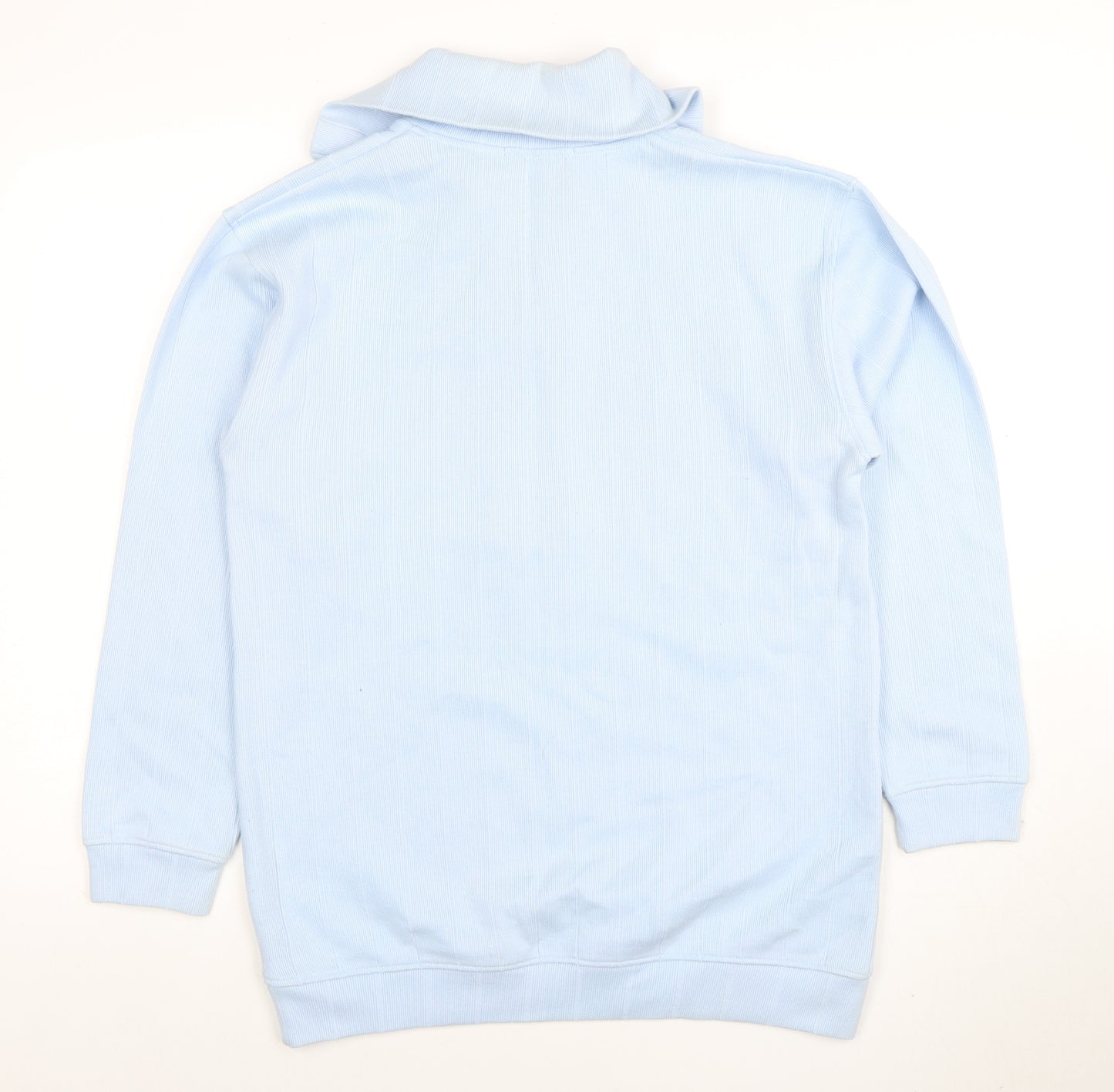 Golfino Men's Blue Cotton Blend 1/2 Zip Golf Jumper Size S