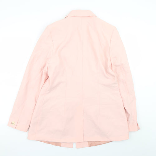 V by Very Women’s Pink Blazer UK 14 Regular Fit Single-Breasted Jacket