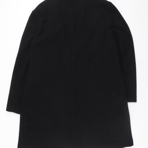 New Look Women's Black Petite Size 14 Mid-Length Overcoat