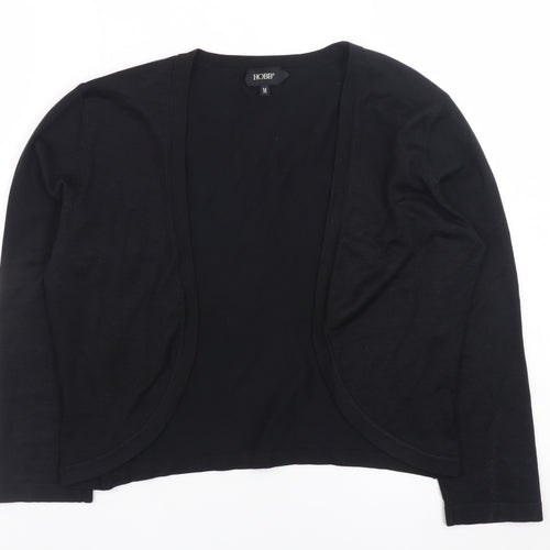 Hobbs Women’s Black Silk Blend Long Sleeve Cardigan M