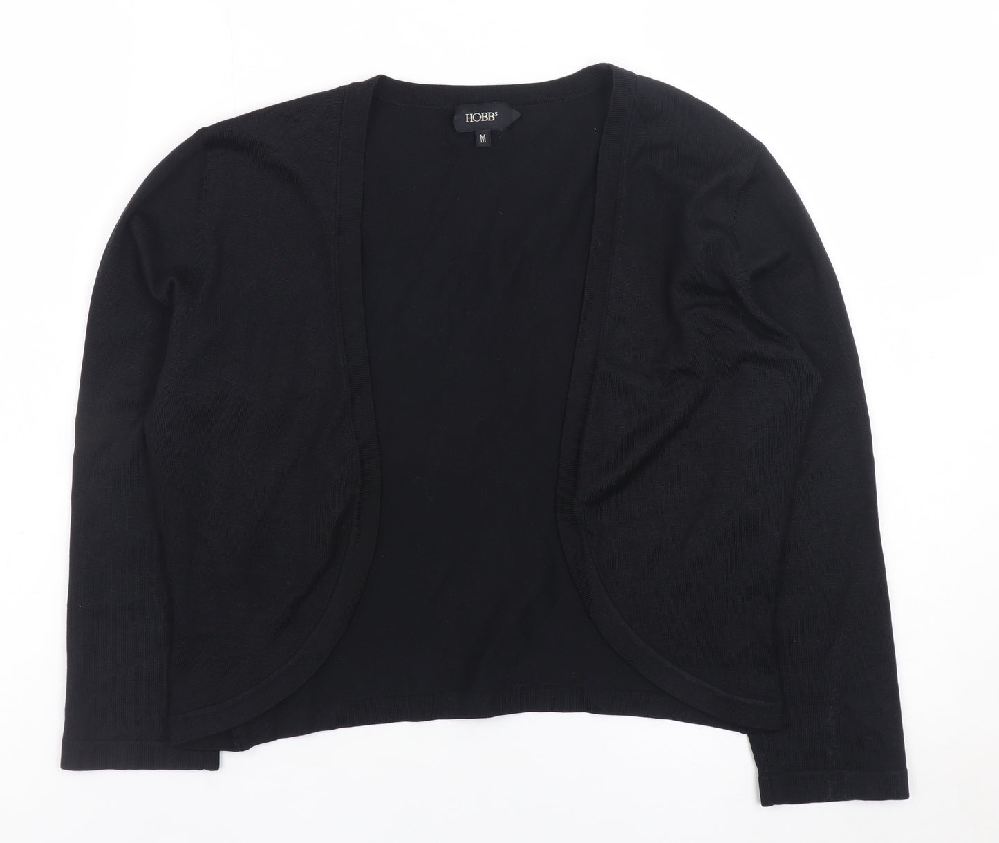 Hobbs Women’s Black Silk Blend Long Sleeve Cardigan M