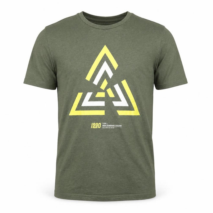 Jack & Jones Men's Green 90s Graphic Crew Neck T-Shirt Size S