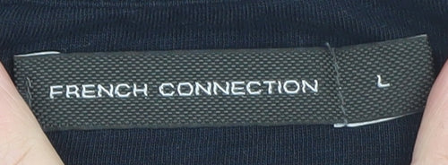 French Connection Men's Navy Crew Neck Cotton T-Shirt Size L