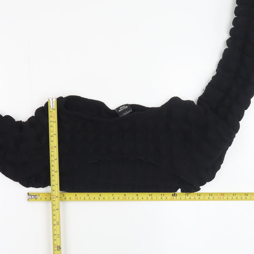 Urban Outfitters Women’s Black Cropped Long Sleeve Top XS