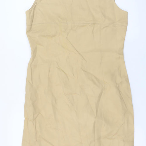 Precis Petite Beige Sleeveless Sheath Dress Women’s Size 12