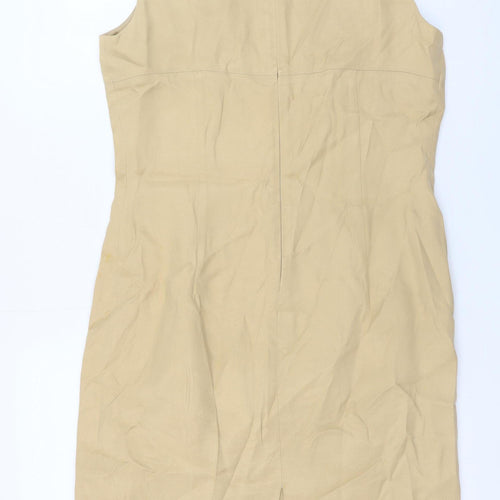 Precis Petite Beige Sleeveless Sheath Dress Women’s Size 12