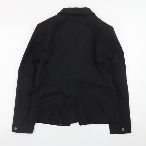 Next Petite Women’s Black Blazer Jacket Size 12 Regular Fit