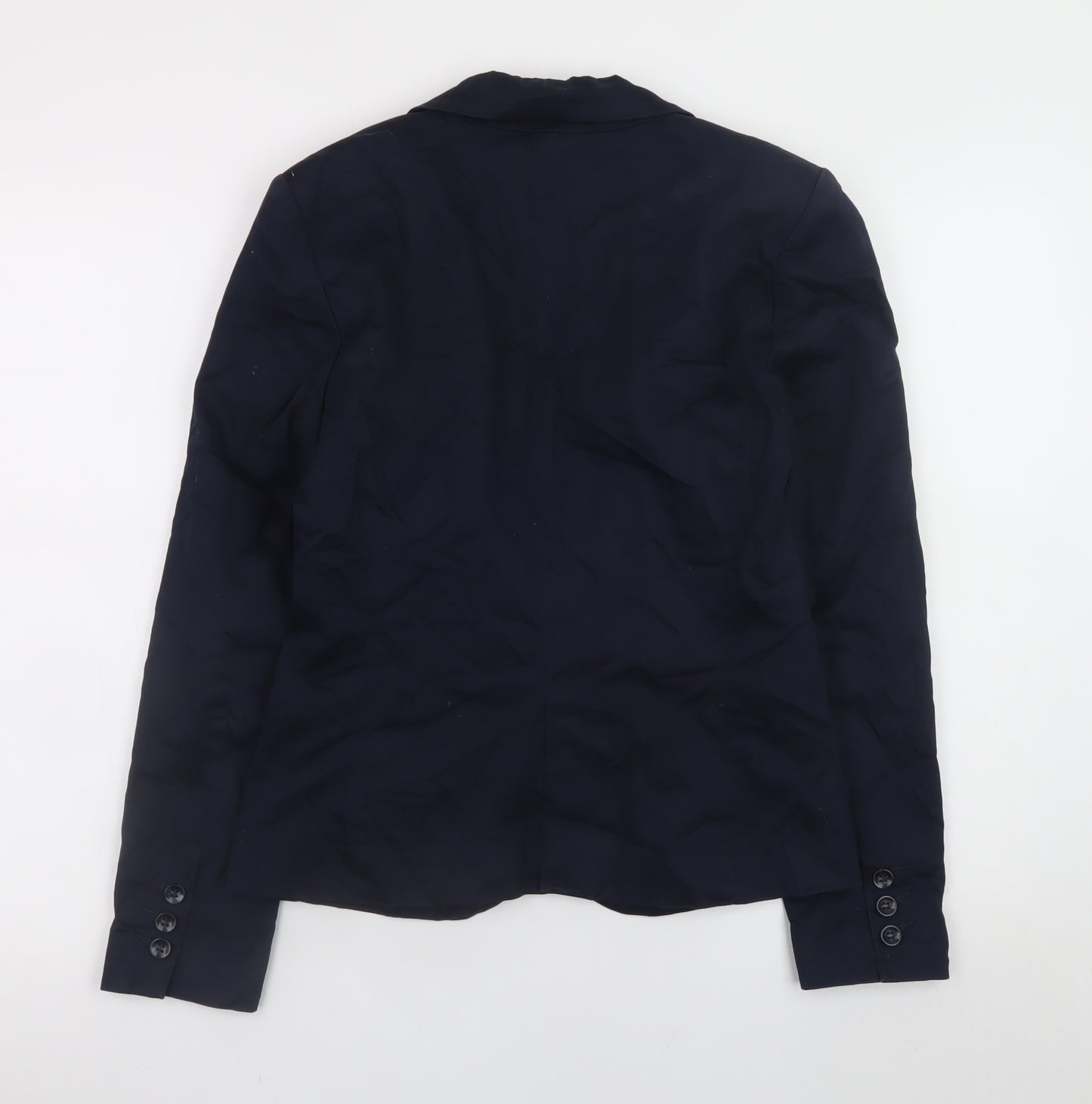 Be A Friend Women's Blue Size 12 Cotton Blazer Jacket