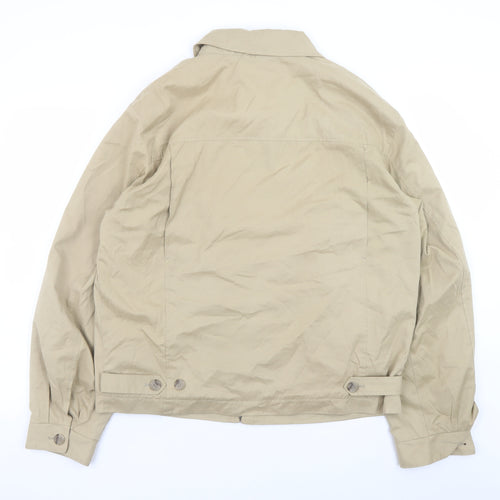 Authentic Clothing Company Men's Beige L Basic Jacket Full Zip