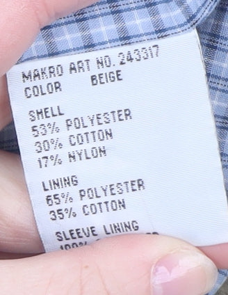 Authentic Clothing Company Men's Beige L Basic Jacket Full Zip