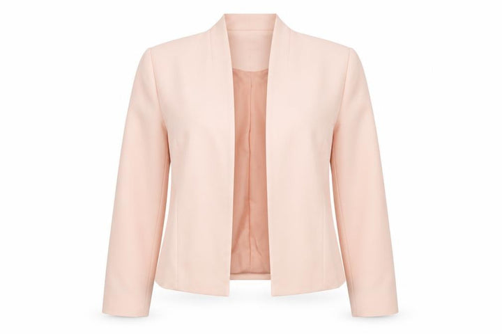 Wallis Women’s Pink Cropped Blazer Jacket UK 20 Formal Lined