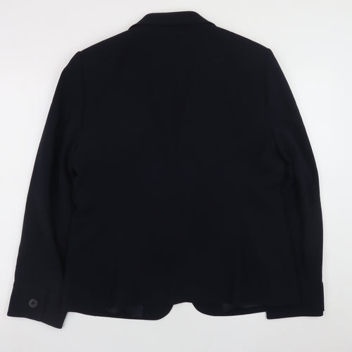 Planet Womens Black Size 16 Classic Blazer Jacket