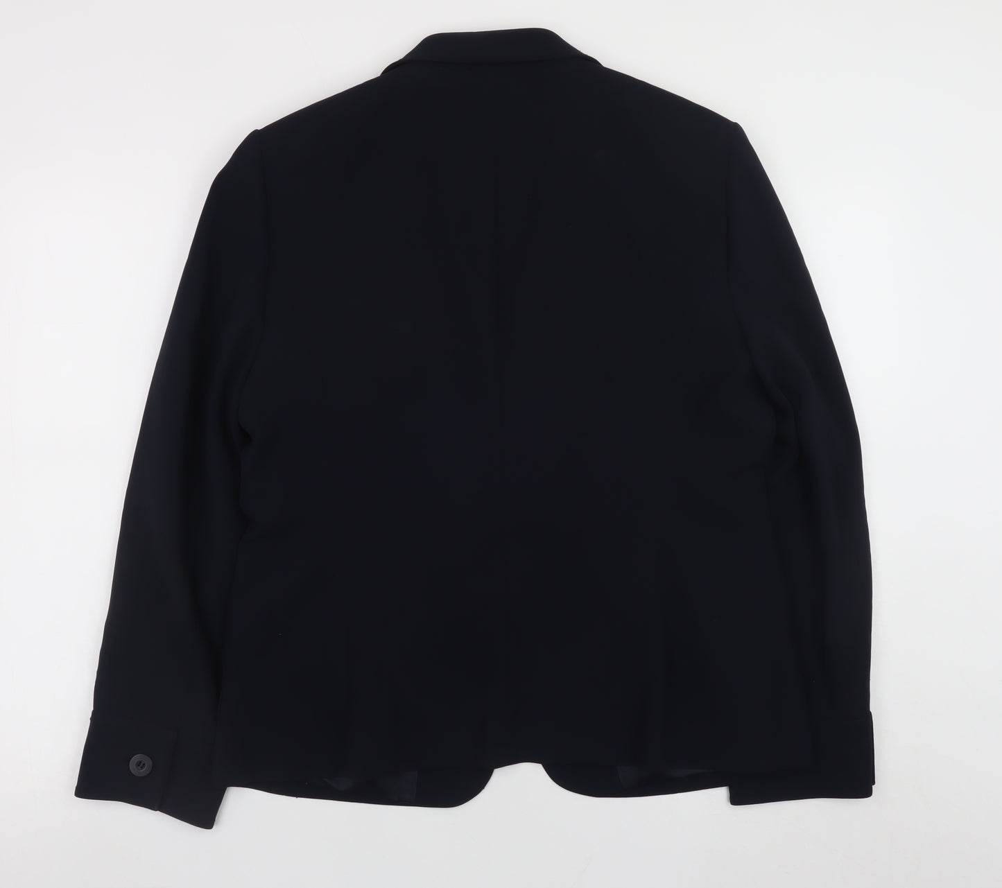 Planet Womens Black Size 16 Classic Blazer Jacket