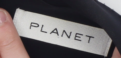 Planet Womens Black Size 16 Classic Blazer Jacket