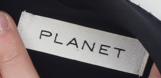 Planet Womens Black Size 16 Classic Blazer Jacket